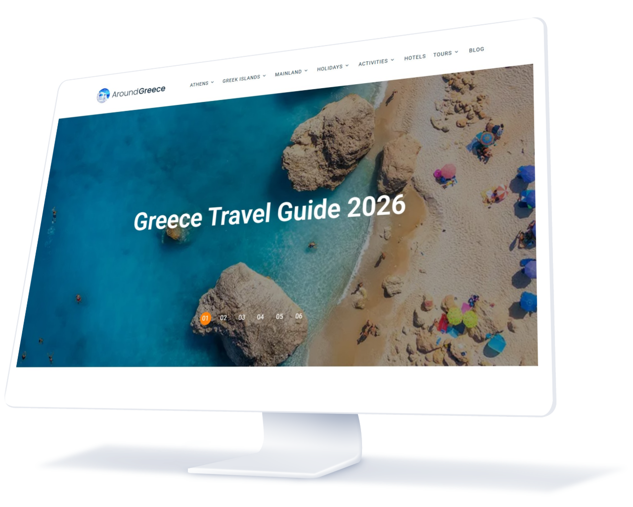 Around Greece website